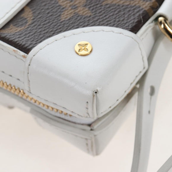 LOUIS VUITTON Monogram NBA Soft Trunk Phone Box Bag White M80102 Auth ep16316SAM