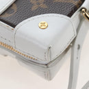 LOUIS VUITTON Monogram NBA Soft Trunk Phone Box Bag White M80102 Auth ep16316SAM-19