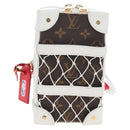 LOUIS VUITTON Monogram NBA Soft Trunk Phone Box Bag White M80102 Auth ep16316SAM-13