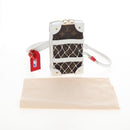 LOUIS VUITTON Monogram NBA Soft Trunk Phone Box Bag White M80102 Auth ep16316SAM-12