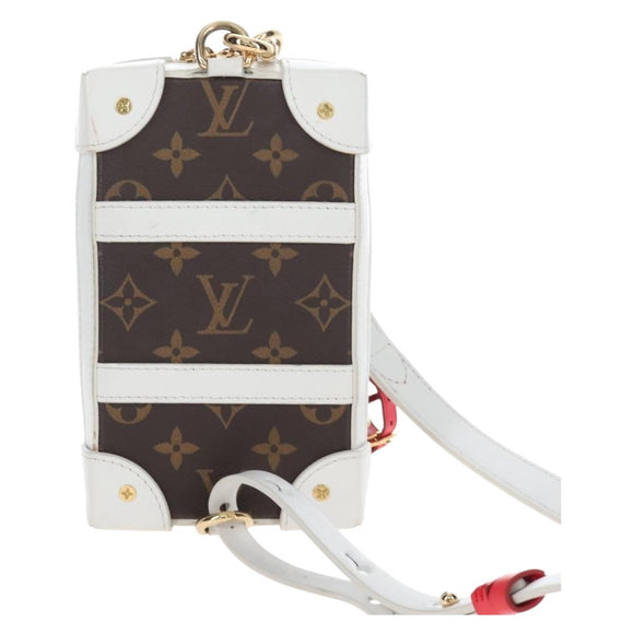 LOUIS VUITTON Monogram NBA Soft Trunk Phone Box Bag White M80102 Auth ep16316SAM