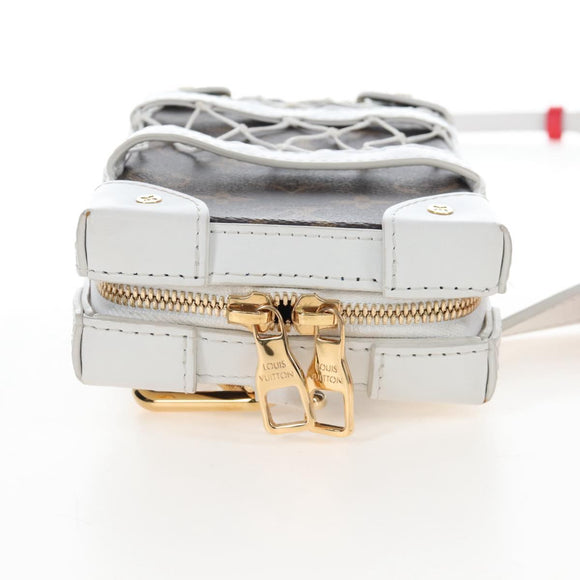 LOUIS VUITTON Monogram NBA Soft Trunk Phone Box Bag White M80102 Auth ep16316SAM