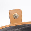 CELINE Shoulder Bag Leather Black Gold Auth ep16319A-20