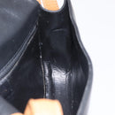CELINE Shoulder Bag Leather Black Gold Auth ep16319A-24