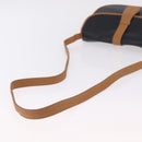 CELINE Shoulder Bag Leather Black Gold Auth ep16319A-7