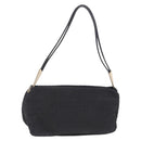 Bottega Veneta INTRECCIATO Tote Bag Leather Black Gold Auth ep16320-1