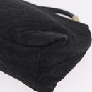 Bottega Veneta INTRECCIATO Tote Bag Leather Black Gold Auth ep16320-18