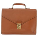 LOUIS VUITTON Epi Serviette Conseiller Briefcase Brown M54423 LV Auth ep16321-2