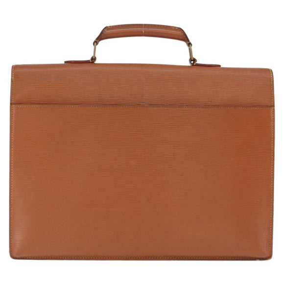 LOUIS VUITTON Epi Serviette Conseiller Briefcase Brown M54423 LV Auth ep16321