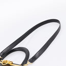 Christian Dior Hand Bag Leather 2way Black Gold Auth ep16322V-14
