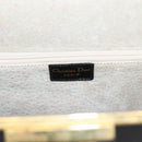 Christian Dior Hand Bag Leather 2way Black Gold Auth ep16322V-20