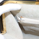 Christian Dior Hand Bag Leather 2way Black Gold Auth ep16322V-23