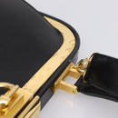 Christian Dior Hand Bag Leather 2way Black Gold Auth ep16322V-8