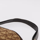 Christian Dior Trotter Canvas Shoulder Bag Beige Gold Auth ep16325-15