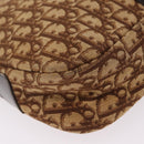 Christian Dior Trotter Canvas Shoulder Bag Beige Gold Auth ep16325-16