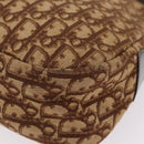 Christian Dior Trotter Canvas Shoulder Bag Beige Gold Auth ep16325-17