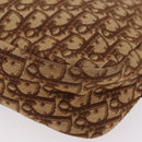 Christian Dior Trotter Canvas Shoulder Bag Beige Gold Auth ep16325-19