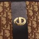 Christian Dior Trotter Canvas Shoulder Bag Beige Gold Auth ep16325-20