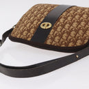 Christian Dior Trotter Canvas Shoulder Bag Beige Gold Auth ep16325-14