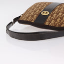 Christian Dior Trotter Canvas Shoulder Bag Beige Gold Auth ep16325-8