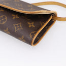LOUIS VUITTON Monogram Pochette Twin GM Shoulder Bag M51852 LV Auth ep16326-14