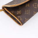 LOUIS VUITTON Monogram Pochette Twin GM Shoulder Bag M51852 LV Auth ep16326-15