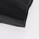 GUCCI Bamboo Hand Bag Nylon Black Silver Auth ep16327-14
