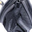 GUCCI Bamboo Hand Bag Nylon Black Silver Auth ep16327-19