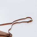 Burberrys Shoulder Bag Leather Brown Gold Auth ep16329-15