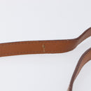 Burberrys Shoulder Bag Leather Brown Gold Auth ep16329-9