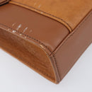 Burberrys Shoulder Bag Leather Brown Gold Auth ep16329-18