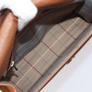 Burberrys Shoulder Bag Leather Brown Gold Auth ep16329-12
