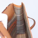 Burberrys Shoulder Bag Leather Brown Gold Auth ep16329-24