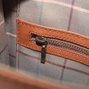 Burberrys Shoulder Bag Leather Brown Gold Auth ep16329-26