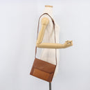 Burberrys Shoulder Bag Leather Brown Gold Auth ep16329-29