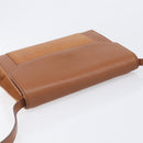 Burberrys Shoulder Bag Leather Brown Gold Auth ep16329-14