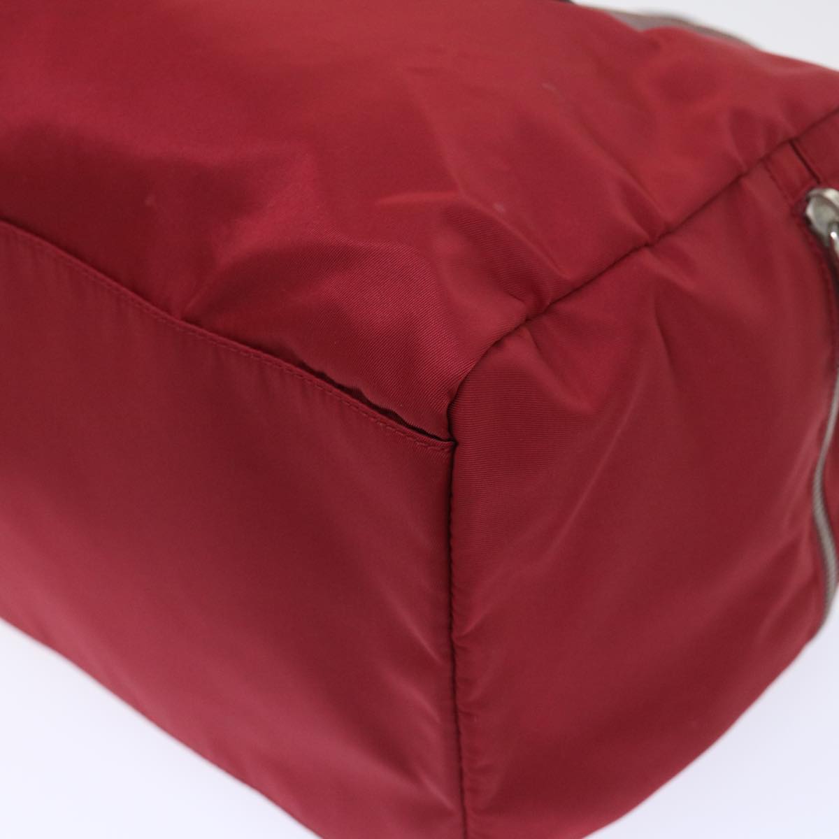 PRADA Shoulder Bag Nylon Red Auth ep1633
