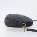 GUCCI Micro GG Supreme Shoulder Bag PVC Black Gold 007 104 0013 Auth ep16332-3