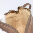 GUCCI Shoulder Bag Leather Brown Gold Auth ep16333-20