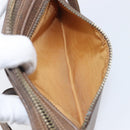 GUCCI Shoulder Bag Leather Brown Gold Auth ep16333-22