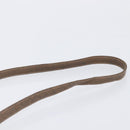 GUCCI Shoulder Bag Leather Brown Gold Auth ep16333-9