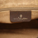 GUCCI GG Supreme Web Sherry Line Bag PVC Beige Gold 119 02 088 Auth ep16339-19