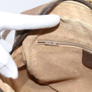 GUCCI GG Supreme Web Sherry Line Bag PVC Beige Gold 119 02 088 Auth ep16339-23