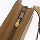 GUCCI Web Sherry Line Shoulder Bag Canvas Beige Gold Auth ep16340-20