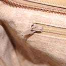 GUCCI Web Sherry Line Shoulder Bag Canvas Beige Gold Auth ep16340-26