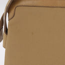 GUCCI Web Sherry Line Shoulder Bag Canvas Beige Gold Auth ep16340-4