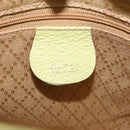 GUCCI Bamboo Hand Bag Suede 2way Green Gold 000 122 0316 Auth ep16342-20