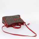 LOUIS VUITTON Monogram PopincourtPM Hand Bag 2way Red M43433 LV Auth ep16343A-10