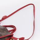 LOUIS VUITTON Monogram PopincourtPM Hand Bag 2way Red M43433 LV Auth ep16343A-11