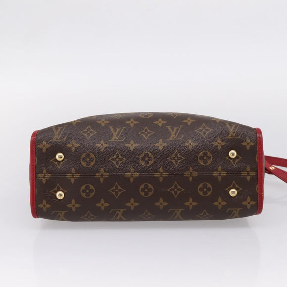LOUIS VUITTON Monogram PopincourtPM Hand Bag 2way Red M43433 LV Auth ep16343A